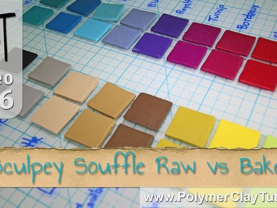 Sculpey Souffle Polymer Clay - Raw vs. Baked Color Shifts