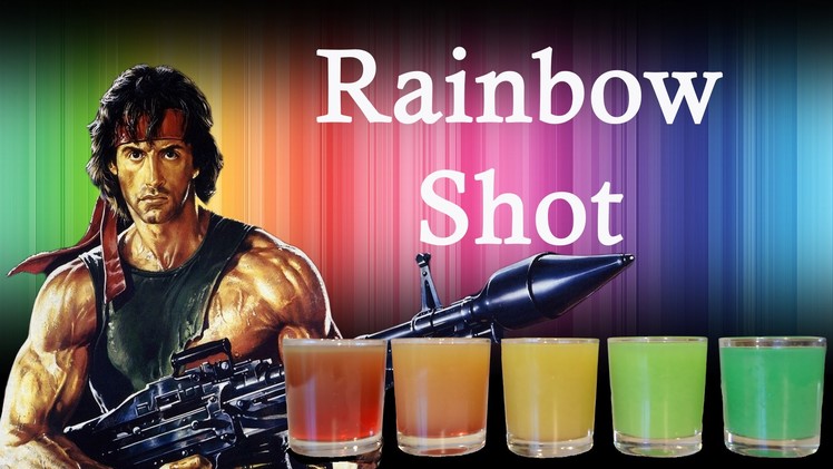 TUTO COCKTAIL - RAINBOW SHOT  (comment faire un rainbow shot)