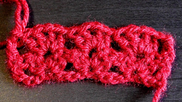 Wooly shell stitch crochet pattern