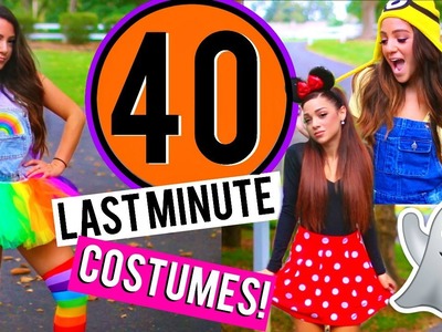 40 Last-Minute DIY Halloween Costumes! Niki and Gabi