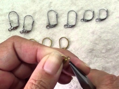 All About Leverback Earring Findings.