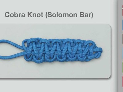 Cobra Knot | Solomon's Bar | How to Tie a Cobra Knot