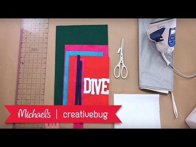DIY Felt Pennant | Mini Project Class | Michaels & Creativebug