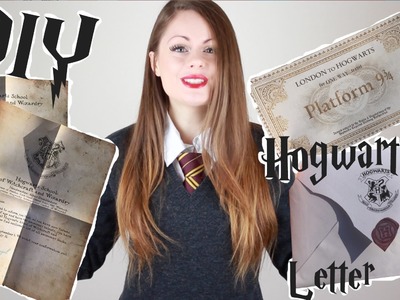♡ DIY Hogwarts Letter Harry Potter | Halloween DIY 2015 | Sue Rose ♡
