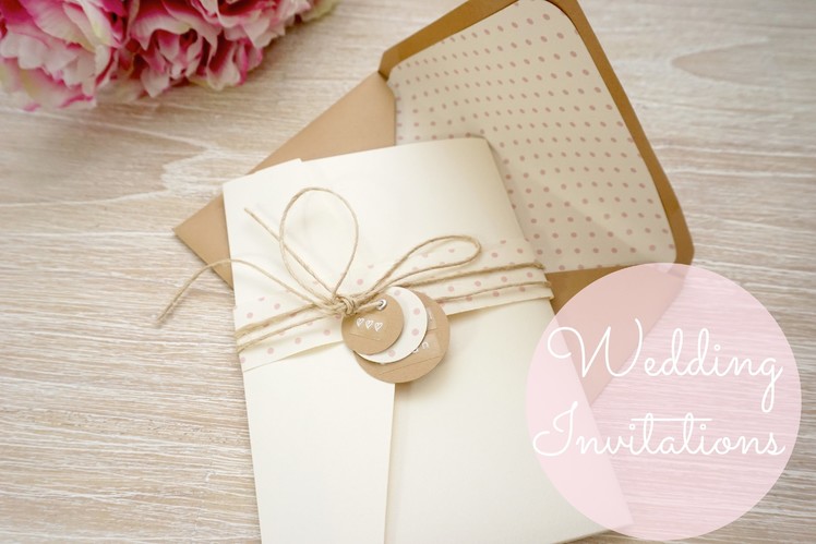 DIY Wedding Invitations - Cards & Pockets