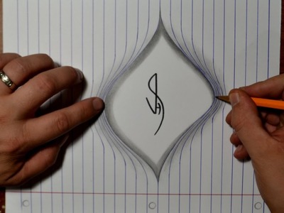 Drawing Torn Lined Paper - Cool Easy Trick Art