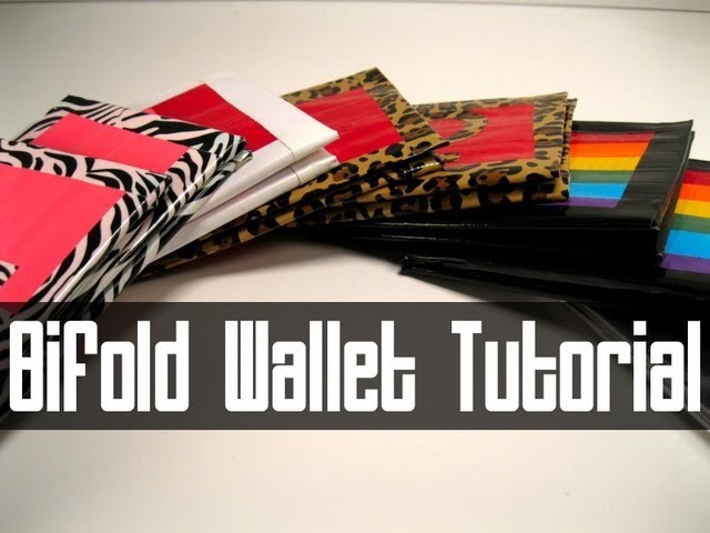 Duct Tape Wallet (Pokemon style!) Tutorial
