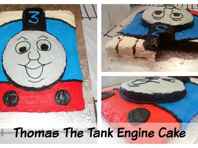Easy Thomas The Tank Engine Birthday Cake Tutorial  - DIY