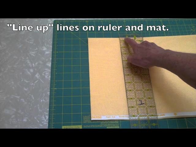 ELEMENTARY QUILT-- Cut Many Squares with Rotary Cutter (#8 of 16) - LearnHowToQuilt.com CLASSES