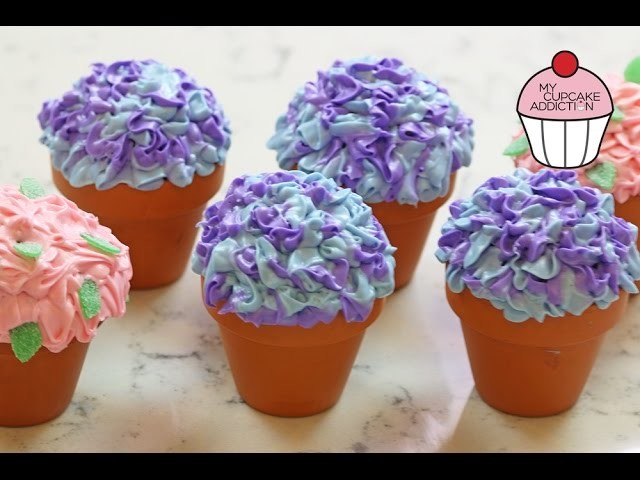 Flowerpot Cupcakes for Mothers Day w. ANNEORSHINE | My Cupcake Addiction