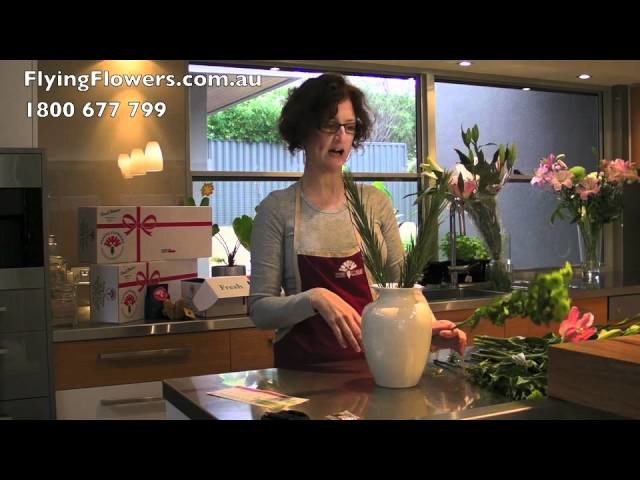 How To Arrange Carnations Chrysanthemums & Lilies
