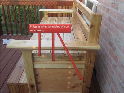 How to build Outdoor Weather Resistant  Multi Function  Storage Bench