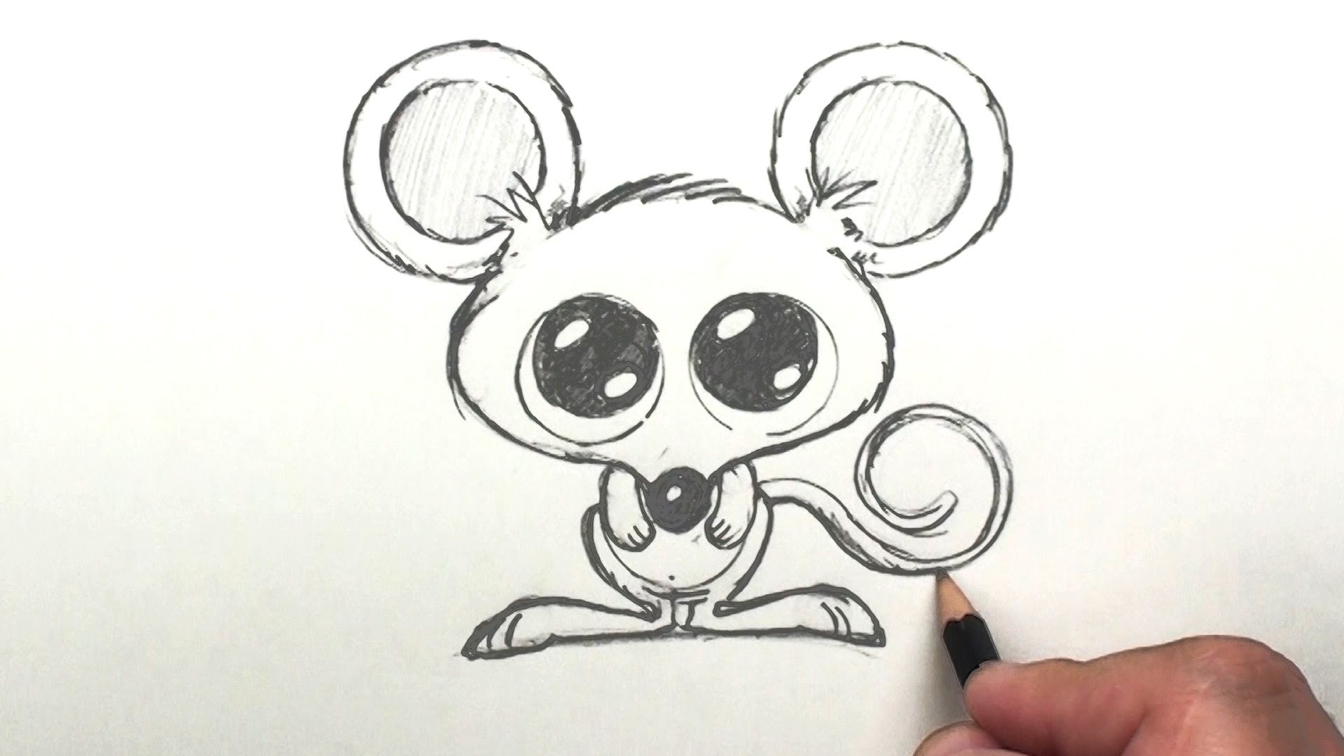 How to Draw a Mouse - Easy Cartoon Mouse Drawing Lessons ...