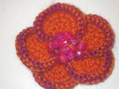 How to knit a Flower | Knit a Flower Tutorial | DIY Knit a Flower | Knit Flowers