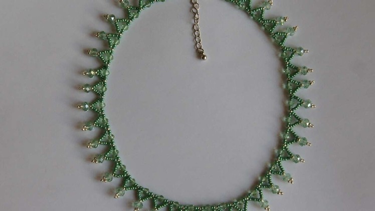 How To Make A Necklace Of Beads "Mint" - DIY Crafts Tutorial - Guidecentral