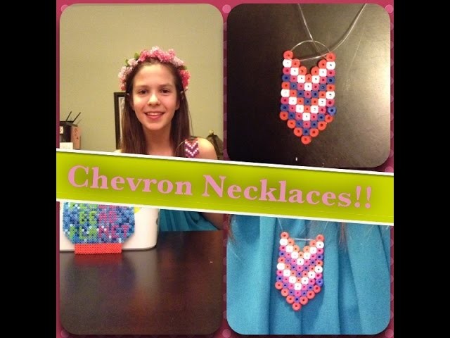 How To Make A Perler Bead Chevron Necklace! March’s Fashion Friday