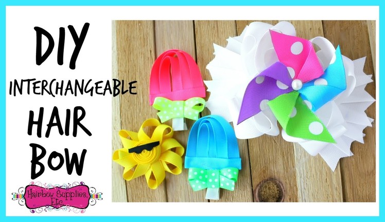 How to Make an Interchangeable Hair Bow - Hairbow Supplies, Etc.