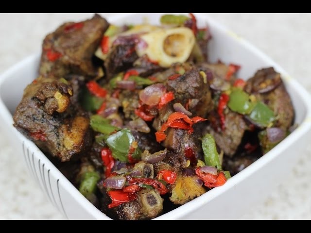 How to make Asun - Spicy Goat Meat - Nigerian Food