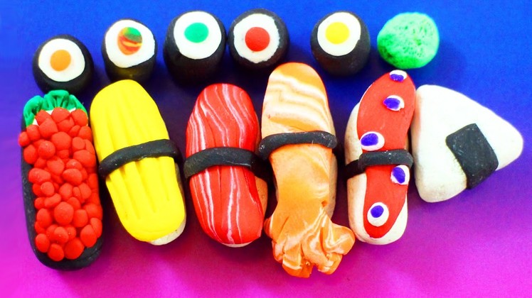 How to make DOLL SUSHI - Easy Doll Crafts