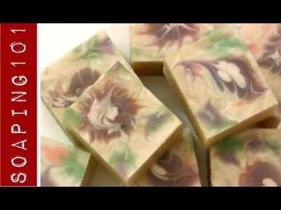 How to Make Goats Milk Soap {with ebru tops}