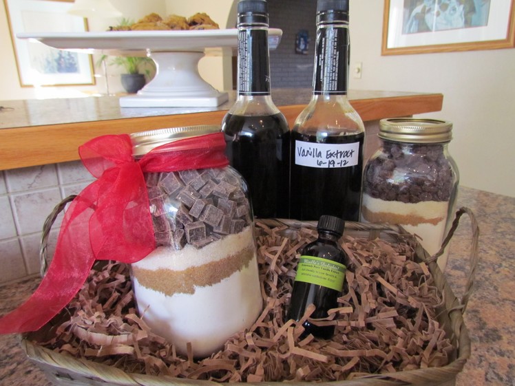 How to make Vanilla Extract Part 2 Cookie Jar Mix Gift Basket DIY EZ