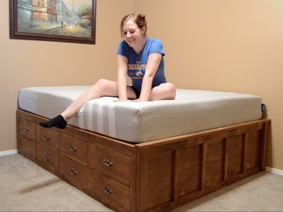Make a Queen Size Bed With Drawer Storage