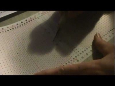 Making Lace Punch Card for Toyota KS950