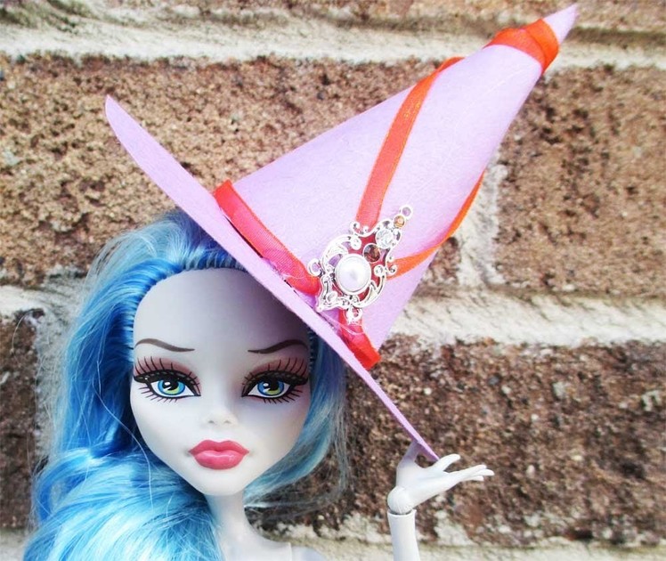 MONSTER HIGH TUTORIAL Halloween Witch Hat