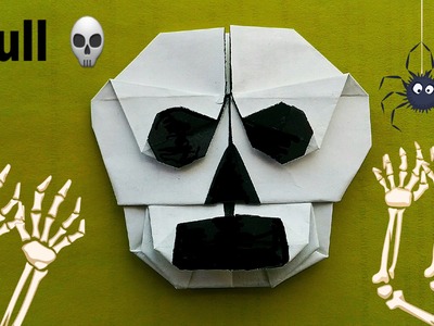 Origami Paper - "Halloween Scary Skull"