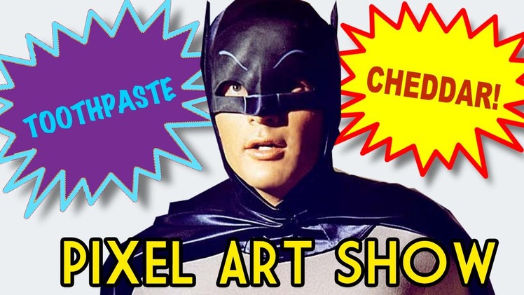 Perler Bead 60s Batman - Pixel Art Show