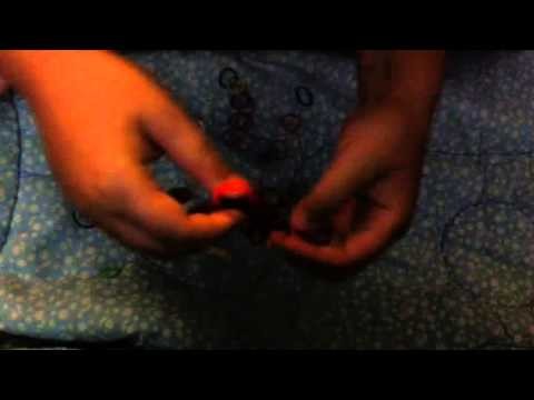 Rainbow Loom Triple Fishtail With Your Hands (Easy)