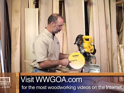 Selecting a Blade for a Sliding Miter Saw