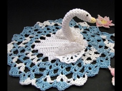 Serene swan Doily Crochet in Tamil.English - Video 1