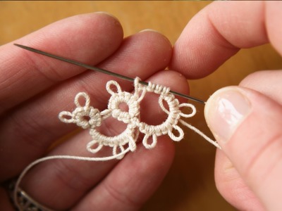 Tatting - Joining (j) Picots (p) in Needle Tatting by RustiKate