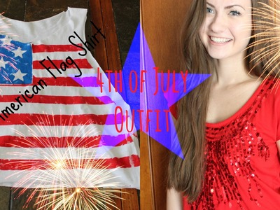 4th of July | DIY Flag Shirt + Outfit Ideas ♡