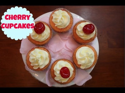 Cherry Cupcakes + Giveaway w. Collectively Cake