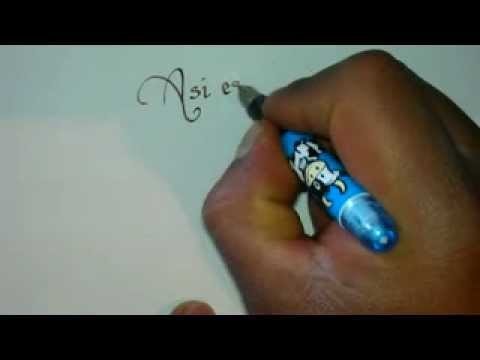 Como hacer una pluma caligrafica , home made caligraphy pen
