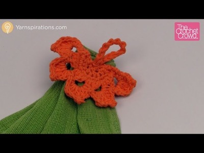 Crochet Leaf Towel Toppers