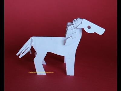 "Cut & Fold" Paper Horse
