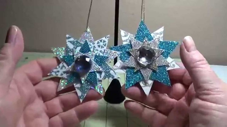 DIY~Gorgeous Layerd Star Ornaments! Easy and Inexpensive!