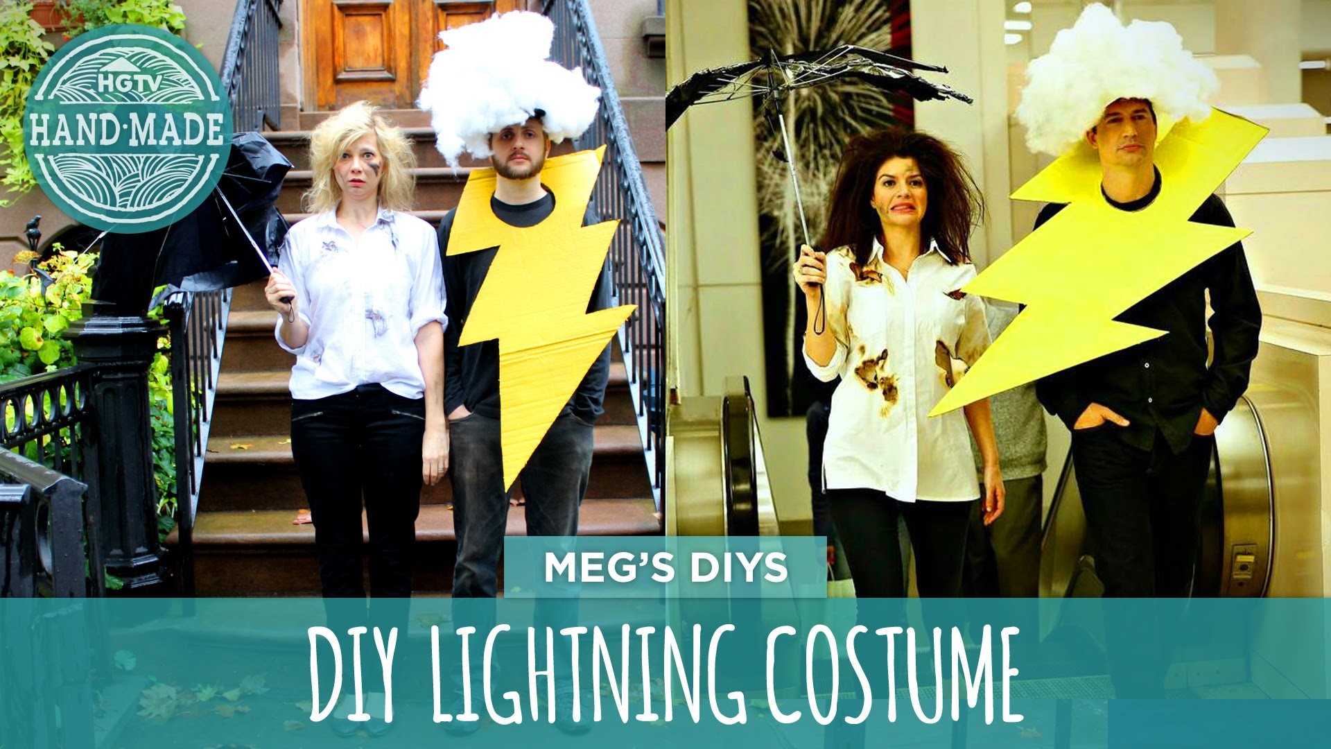 DIY,Lightning,Costume-,HGTV,Handmade,Make,a,DIY,Lightning,Strikes,couples,c...