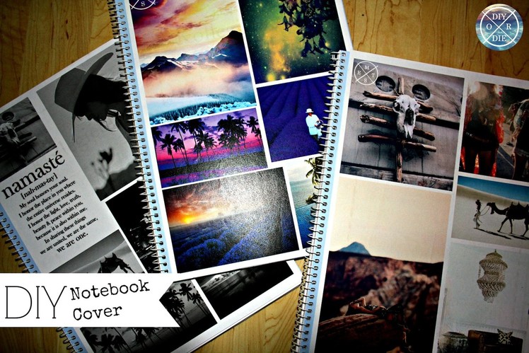 DIY Notebook Cover: Inspirational Collages