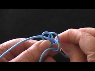 Double Chinese Button Knot Tied on a Single Cord