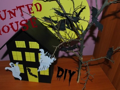 Halloween decor DIY: Haunted house