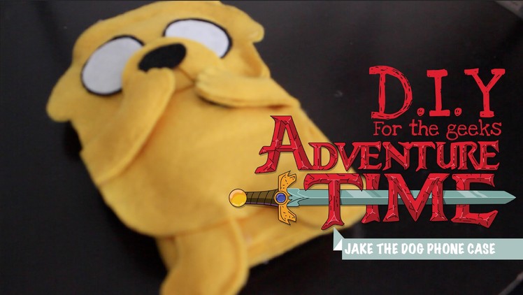 HeartOfGeek DIY: Easy Jake the Dog Felt Phone Case (Adventure Time)