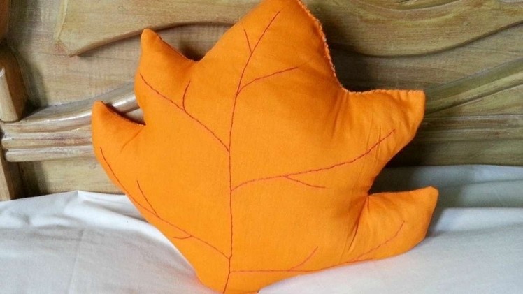 How To Create A Fall Leaf Pillow - DIY Home Tutorial - Guidecentral