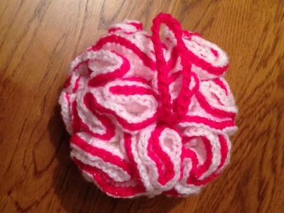 How to crochet very easy bath pouf