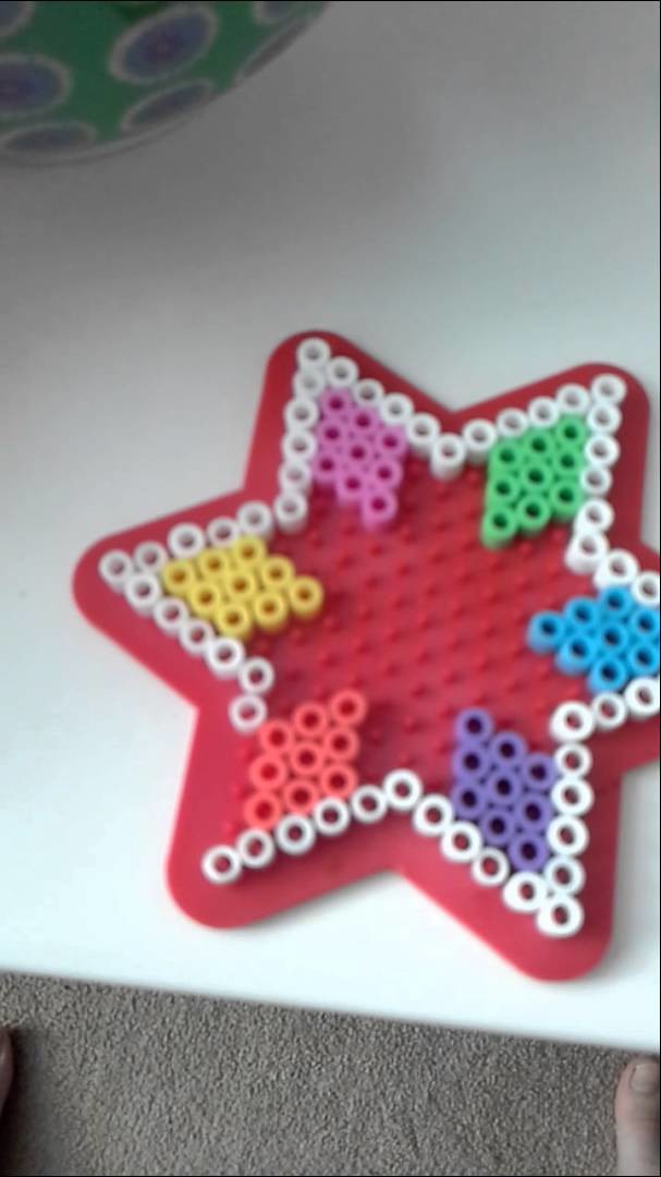 How to make a hama bead star coaster