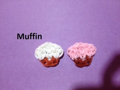 How to Make a Muffin Charm on the Rainbow Loom - Original Design
