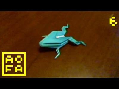 How to make an Origami Jumping Frog . for all (06)
